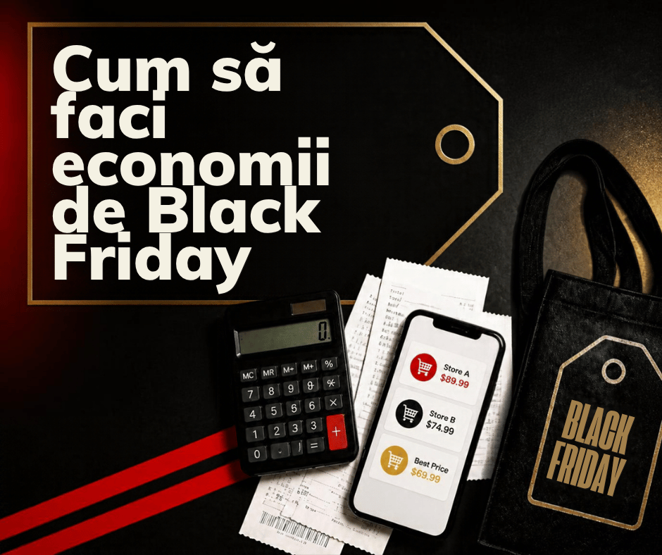 Economii la cumparaturi de Black Friday